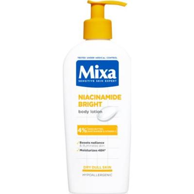Mixa Niacynamid rozświetlające i nawilżające mleczko do ciała 250 ml