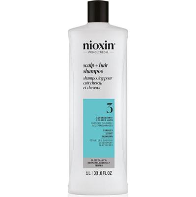 Nioxin System 3 - Szampon - Włosy farbowane i zniszczone z lekkim osłabieniem 1000 ml