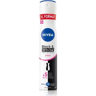 Nivea Transparentny antyperspirant Invisible For Black & White - 200 ml
