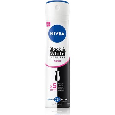 Nivea Transparentny antyperspirant Invisible For Black & White - 150 ml