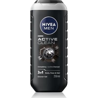 NIVEA MĘŻCZYŹNI Aktywni Clean żel pod prysznic dla mężczyzn 250 ml