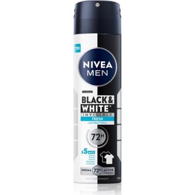 Nivea Antyperspirant Fresh Uomo Invisibile For Black & White dla mężczyzn - 150 ml