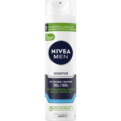Nivea Men Sensitive - bezalkoholowy ochronny żel do golenia, 200ml