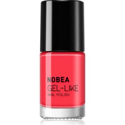 NOBEA Lakier do paznokci Day-to-Day Gel-like żel efekt kolor Dragonfruit #N07 6 ml