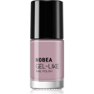 NOBEA Lakier do paznokci Day-to-Day Gel-like żel efekt kolor Silky nude #N51 6 ml