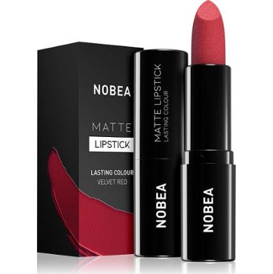 NOBEA Szminka matująca Day-to-Day Matte Mattifying Color Velvet czerwony #M16 3g