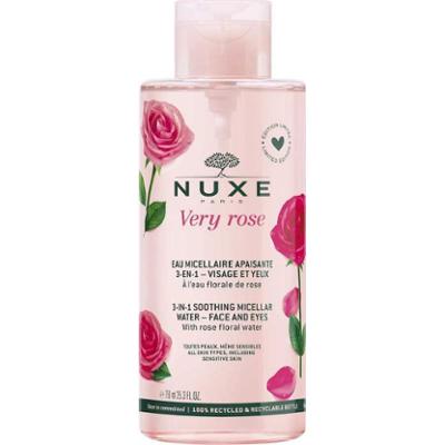 Nuxe, Very Rose, żel oczyszczający, woda micelarna, do każdego rodzaju skóry, 750 ml