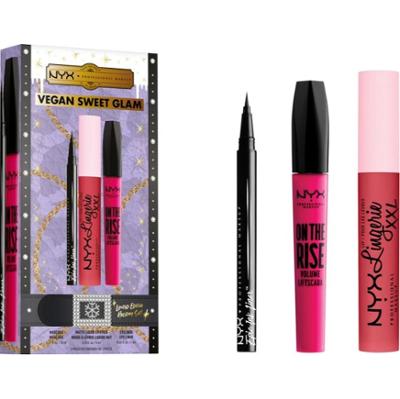 Nyx Wegański zestaw Sweet Glam z edycji limitowanej, 3 sztuki