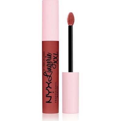 NYX Professional Makeup Lingerie XXL płynna szminka o matowym wykończeniu kolor 07 - Warm up 4 ml