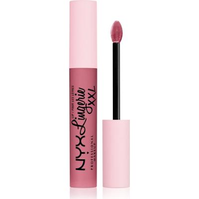 NYX Professional Makeup Lingerie XXL płynna szminka o matowym wykończeniu kolor 12 - Maxx out 4 ml