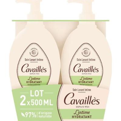 Cavaillesa Intima Oczyszczająco-nawilżająca kuracja na suchość 2x500ml