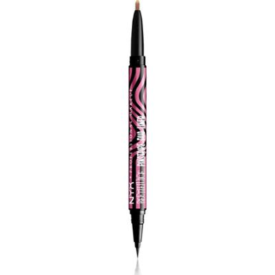 NYX Profesjonalny makijaż Beetlejuice Pinstripe Duo Liner eyeliner 2 w 1 kolor 01 Pink Chrom 0,5ml