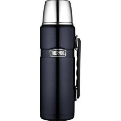 Thermos Styl Butelki Thermos do napojów z uchwytem - granatowy 1,2 l