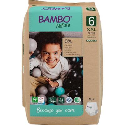 Bambo Natura Pieluchy Majtki Rozmiar 6 + 18kg x18
