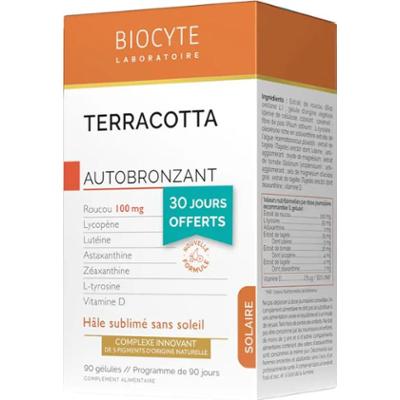 Biocyte Solare Terracotta Samoopalacz Sublimowany Samoopalacz 90 Kapsułek