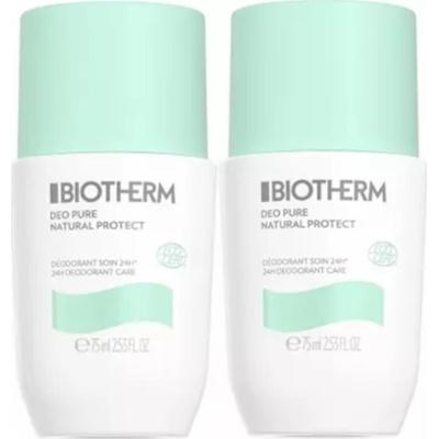 Biotherm Deo Pure Natural Protect Dezodorant 24h 2x75ml