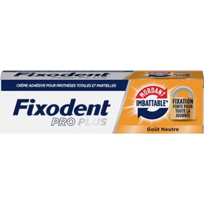 Fixodent Pro Plus Krem klejący do protez całkowitych i częściowych Niezrównane gryzienie 40g