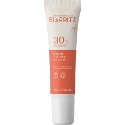 Laboratoires De Biarritz Solari Organic Lip Balm SPF30 Wysoka Ochrona 15ml