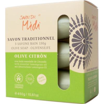 Savon Du Midi Zestaw mydeł oliwkowo-cytrynowych (450 g)