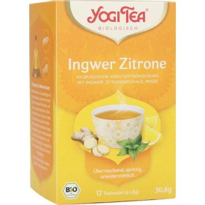 Yogi Tea Herbata ziołowa organiczna z imbirem i cytryną, 30,60 g