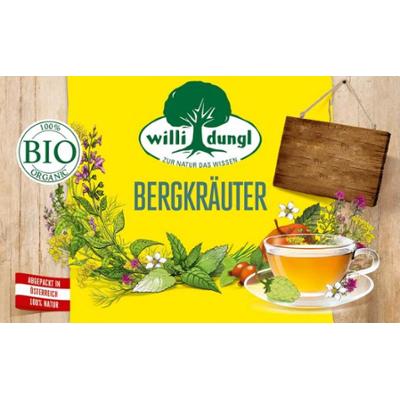 Willi Dungl Herbata ziołowa Organic Mountain Herbs, 36 g