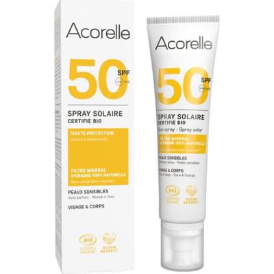 Acorelle Spray do opalania bez zapachu SPF 50 100 ml