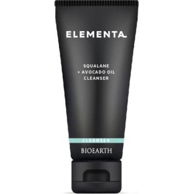Bioearth ELEMENTA Oczyszczający żel do twarzy ze skwalanem i olejem z awokado 100 ml