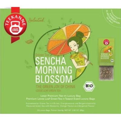 Teekanne Bio Luxury Bag - Sencha Morning Blossom, 20 saszetek (80 g)