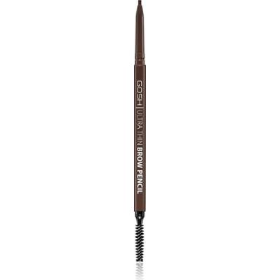 Gosh Ultra Thin ciemnobrązowy ołówek do brwi 0,09g