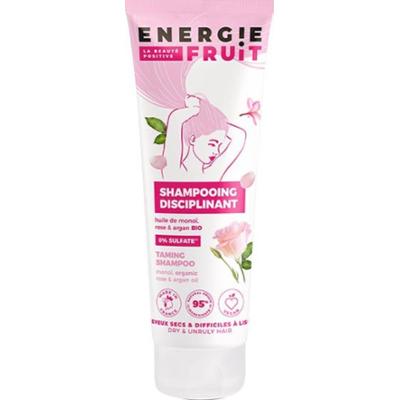 Energie Szampon Owocowy Bez Siarczanów Róż Monoi i Organiczny Olejek Arganowy Do Włosów Suchych I Niesfornych 250ml