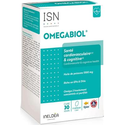 Ineldea Sante Naturelle Omegabiol® Zdrowie układu krążenia i funkcji poznawczych 60 kapsułek