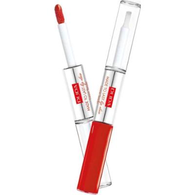 Pupa Long (płynny kolor ust) 2 x 4 ml 018 Imperial Red