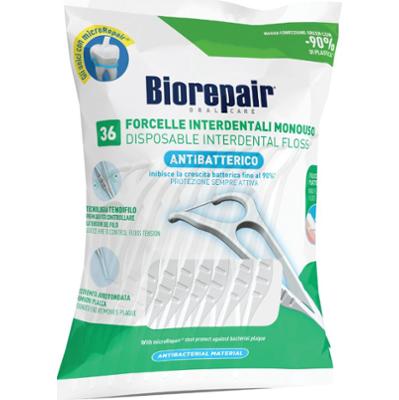 Biorepair Jednorazowa antybakteryjna nić dentystyczna
