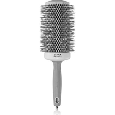 Olivia Garden Expert Blowout Speed White & Grey - szczotka do stylizacji włosów o długości 65 mm