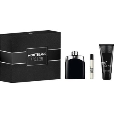 Mont Blanc Zestaw upominkowy Legend EDT 100ml, żel pod prysznic 100ml i miniaturowy EDT 7,5ml