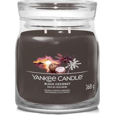 Czarna świeca kokosowa Yankee Candle Signature (czarny kokos) - 368,0 g