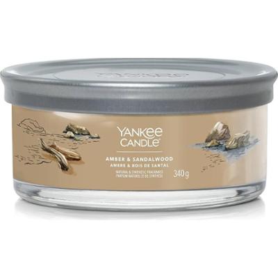 Yankee Candle Świeca bursztynowa i drzewo sandałowe (bursztyn i drzewo sandałowe) - 340g
