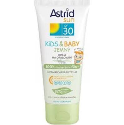 Astrid Sun OF 30 Kids & Baby - Delikatny krem przeciwsłoneczny dla dzieci 100% filtr mineralny - 100ml