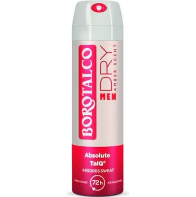 Borotalco Męski suchy bursztynowy dezodorant w sprayu - 150 ml