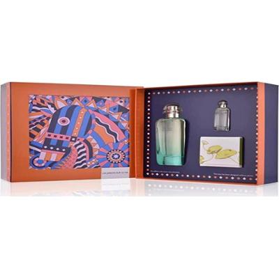 Hermes Hermes Un Jardin Sur Le Nil Zestaw upominkowy EDT 100 ml, mydło w kostce 50 g i Mini EDT 7,5 ml