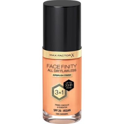 Max factor Cały dzień Flawless Facefinity 3 w 1 - Długotrwały makijaż 30 ml W89 Ciepła Pralina