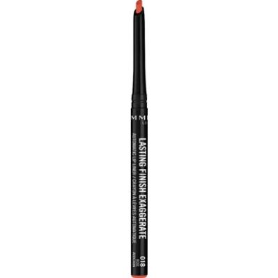 Rimmel trwałe wykończenie ołówka warg wymaga uzależnienia od róży 018