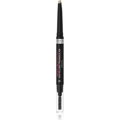 L'Oréal Wypełniająca trójkątna kredka do brwi 24H Infaillible Filling 7 - Blonde
