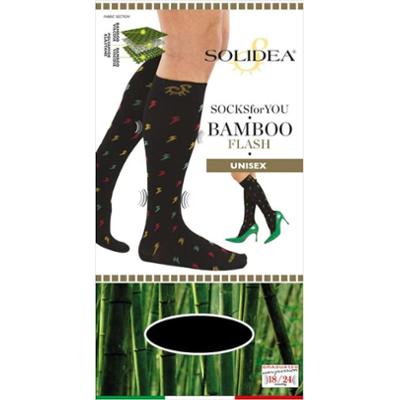 Solidea Skarpetki For You Bamboo Flash Podkolanówki 18 24 mmHg 5XXL Czarne