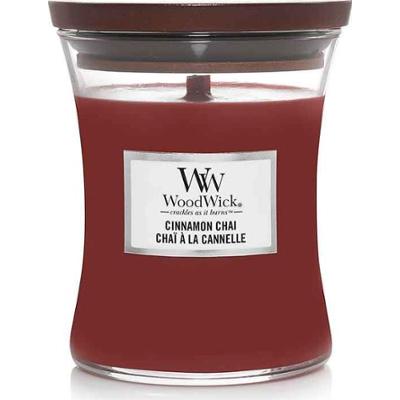 Woodwick Cinnamon Chai Jar (Cinnamon Chai) - Świeca zapachowa - 275.0 g