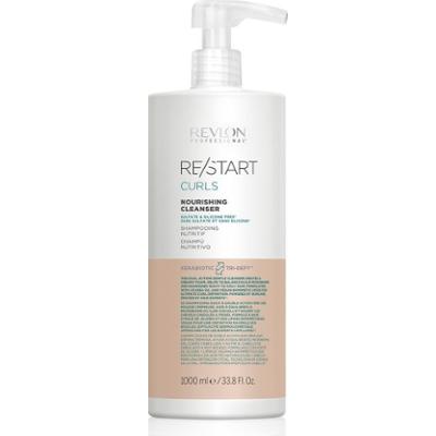 Odżywczy szampon do włosów kręconych i falowanych Restart Curl s (Nourishing Cleanser) - Pojemność: 1000 ml