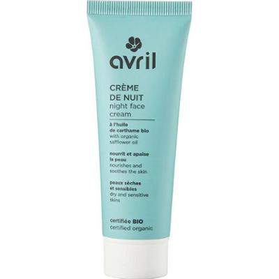 Avril Organiczny krem na noc z olejem krokoszowym Skóra sucha i wrażliwa 50ml