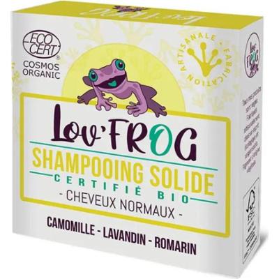 Lov'Frog Stały szampon do włosów normalnych z certyfikatem organicznym 50g