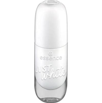 Essence Cosmetics Żelowy lakier do paznokci kolorowy 33-Just White 8ml