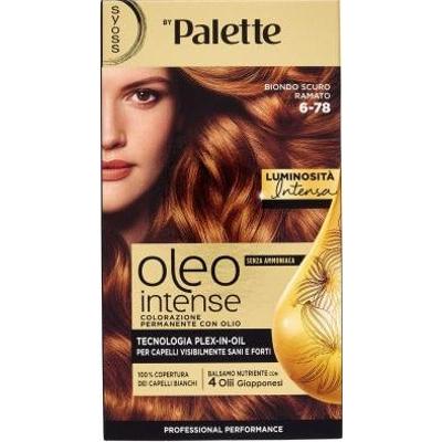Syoss Oleo Intense Bez Amoniaku Trwała Farba do Włosów z Olejem Ciemny Miedziany Blond 6-78